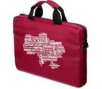 Купить - сумку для ноутбука  Сумка для ноутбука Vinga 15.6" NB1502 Burgundy, white print (NB1502UWBY)