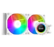 Купить - систему охлаждения  Система водяного охлаждения ID-Cooling Space LCD SL240 XE White, Intel: 2066/2011/1700/1200/1151/1150/1155/1156, AMD: AM5/AM4, 276x120x27 мм, 4-pin