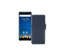 Купить - чехол для смартфона  Чехол-книга из экокожи для телефона Oukitel K5000 Черный глянец