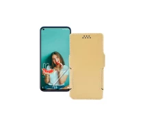 Купить - чехол для смартфона  Чехол-книга из экокожи для телефона Oukitel C21 2020 Бежевый