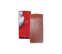 Купить - чехол для смартфона  Чехол-флип из экокожи для телефона Oukitel C17 Pro Коричневый
