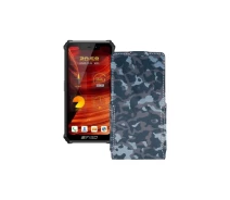 Купить - чехол для смартфона  Чехол-флип из экокожи для телефона Oukitel F150 H2022 Хаки-синий