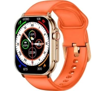 Купить - смарт-часы  Смарт-часы iMiki SF1 Gold Silicone Strap