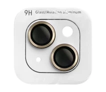 Купить - защитное стекло для смартфона  Защитное стекло Metal Classic на камеру (в упак.) для iPhone 14 Plus (Золотой/Gold) (100115296)
