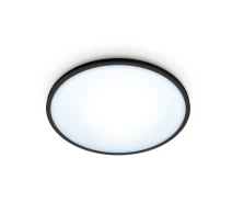 Купить - светильник потолочный  WiZ Светильник потолочный умный SuperSlim Ceiling, 16W, 1500lm, 29,2см, 2700-6500K, Wi-Fi, черный (929002685201-e)