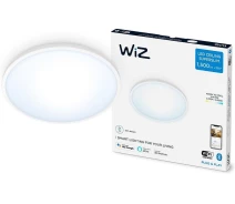 Купить - светильник потолочный  WiZ Светильник потолочный умный SuperSlim Ceiling, 16W, 1500lm, 29,2см, 2700-6500K, Wi-Fi, белый (929002685101-e)