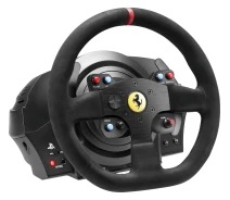 Купить - игровой манипулятор  Руль и педали Thrustmaster для PC/PS3/PS4/PS5 T300 Ferrari Integral RW Alcantara edition (4160652)