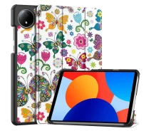Купить - чехол  Чехол книжка для планшета Xiaomi Redmi Pad SE 8.7 4G Бабочки