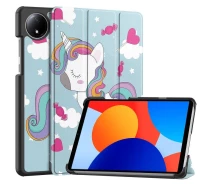 Купить - чехол  Чехол книжка для планшета Xiaomi Redmi Pad SE 8.7 4G Единорог
