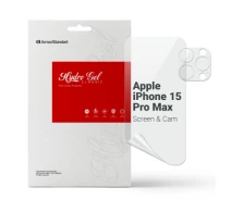 Купить - защитную пленку для смартфона  Пленка защитная Armorstandart Kit Clear screen + camera Apple iPhone 15 Pro Max (ARM80714)