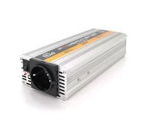 Купить - преобразователь напряжения  Инвертор напряжения POWERMASTER-1000 (600Вт), 12/220V, approximated, 1 универсальная розетка, клемы +