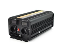 Купить - преобразователь напряжения  Инвертор напряжения POWERMASTER, 24V/220V, 2500W с модифицированной синусоидой, 2 Shuko, клеммы
