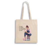 Купить - сумку хозяйственную  Экошоппер BookOpt "BOOKS - источник знаний" бежевый (BK4068)