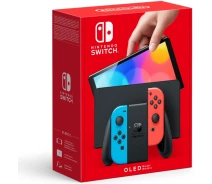 Купить - игровую консоль  Портативная игровая приставка Nintendo Switch OLED with Neon Blue and Neon Red Joy-Con