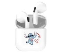Купить - наушники  Детские беспроводные наушники Disney Stitch LF-918 белые
