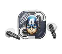 Купить - наушники  Беспроводные Bluetooth-наушники Marvel Captain America черные с белым