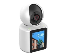 Купить - камеры видеонаблюдения  IP-камера видеонаблюдения RIAS C31 (Im Cam APP) 2MP с экраном White (3_04526)