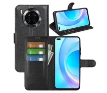 Купить - чехол для смартфона  Чехол-книжка Litchie Wallet Huawei Nova 8i / Honor 50 Lite Black