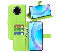 Купить - чехол для смартфона  Чехол-книжка Litchie Wallet Huawei Nova 8i / Honor 50 Lite Light Green