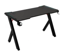 Купить - стол ПК  Геймерский компьютерный стол GT Racer (T-1241 (120x60x73) Black)