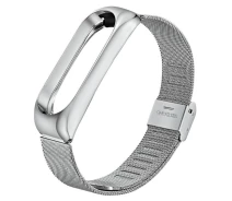 Купить - аксессуар к смарт-чсасам  Ремешок BeCover Metal для Xiaomi Mi Smart Band 5/Mi Smart Band 6 Silver (705147)