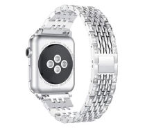 Купить - аксессуар к смарт-чсасам  Ремешок Deexe Diamond для Apple Watch 38 / 40 / SE 40 mm - Silver