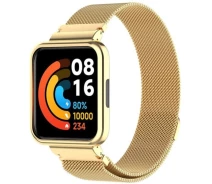 Купить - аксессуар к смарт-чсасам  Ремешок Deexe Milanese Bracelet для Xiaomi Redmi Watch 2 Lite - Gold