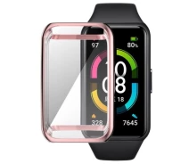 Купить - аксессуар к смарт-чсасам  Защитный чехол Enkay Protective Case для Huawei Band 6 / Honor Band 6 - Pink