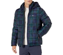 Купить - куртку мужскую  Мужская куртка Tommy Hilfiger с капюшоном 1159819023 (Синий/Зеленый S)