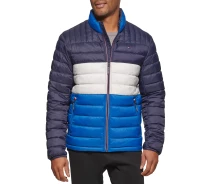 Купить - куртку мужскую  Мужская куртка Tommy Hilfiger на молнии 1159819799 (Синий M)