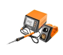 Купить - паяльник  Neo Tools Паяльная станция SL1, 60Вт, 180-450 °С, ЖК-дисплей, ESD защита, автоматическое отключение (19-200-e)