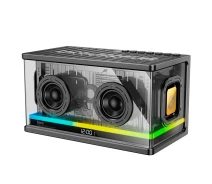 Купить - портативную колонку  Портативная Bluetooth-колонка HOCO BS62 Flash cold energy 2.1 desktop BT speaker 40Вт Черный