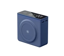Купить - power bank  20000 mAh KUBE Q7 УМБ магнитный повербанк беспроводной MagSafe Power Bank Синий
