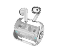 Купить - наушники  Беспроводные наушники HOCO EW55 Trendy true wireless BT5.3 gaming headset 300mAh Silver (6942007605229)