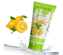 Купить - лубрикант  Лубрикант Hot Kiss Оранжевый на водной основе Babydoll 200 мл Зеленый 00137