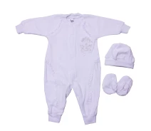 Купить - крестильный набор  Комплект ясельный Валери-Текс 1654-20-166-002-1 62 см Белый