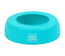 Купить - миску и контейнер для собак  Посуда для собак WAUDOG Silicone Миска-непроливайка 750 мл голубая (50782) (684316-01)