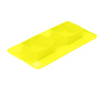 Купить - миску и контейнер для собак  Посуда для собак WAUDOG Silicone Миска складная 385х230х50 мм желтая (50808) (684309-01)
