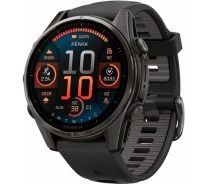 Купить - смарт-часы  Смарт-часы Garmin Fenix 8 43mm AMOLED Sapphire Carbon Gray DLC Tit. w. Black/Pebble Gray S. Band (010-02903-20)