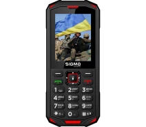 Купить - смартфон и мобильный телефон  Мобильный телефон Sigma X-treme PA68 Black Red (4827798466520)