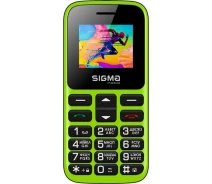 Купить - смартфон и мобильный телефон  Мобильный телефон Sigma Comfort 50 HIT2020 Green (4827798120941)