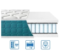 Купить - матрас  Матрас ортопедический EUROSLEEP FRESH SPRING 70x190 см