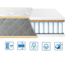 Купить - матрас  Матрас ортопедический EUROSLEEP ULTRA 2в1 150x190 см