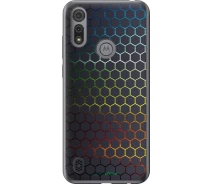 Купить - чехол для смартфона  Чехол на Motorola E6i Переливающиеся соты "498u-2355-70447"
