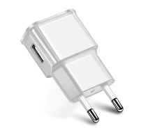 Купить - зарядное устройство для телефона и планшета  USB зарядка - блок питания 5V 1 ампер ETA-U90EWE с защитой от перегрузки (реальный 1 Ампер) (100951)