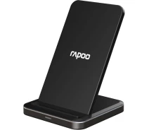 Купить - зарядное устройство для телефона и планшета  Rapoo - сертифицированная Qi подставка для беспроводной зарядки телефона для iOS и Android для использования во время зарядки (2427265001)