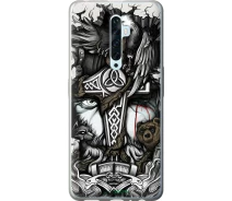 Купить - чехол для смартфона  Чехол на Oppo Reno 2Z Тату Викинг "4098u-1867-70447"