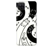 Купить - чехол для смартфона  Чехол Черно-белые кошки для Galaxy A12 1733853