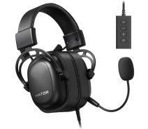 Купить - наушники  Игровые наушники с микрофоном HATOR HTA940B Hypergang2 USB 7.1 Black