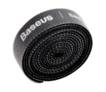 Купить - органайзер для провода и кабеля  Лента липучка для кабеля Baseus Colourful Circle Velcro strap 3m ACMGT-F01 Black